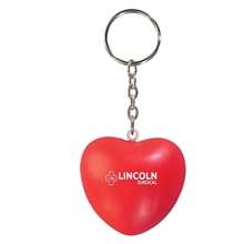 Prime Line Heart Shape Stress Ball Keychain