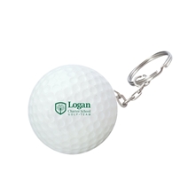 Prime Line Golf Ball Shape Stress Ball Keychain
