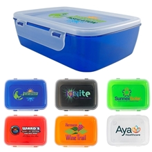 Full Color Clip Top Lunch Container