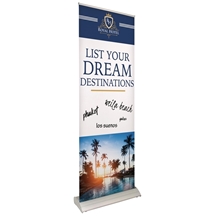 33.5 Deluxe Pro Retractor Single - Banner Kit (Dry - Erase Media)