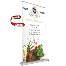 46.5 Deluxe Pro Retractor Double - Banner Kit (Dry - Erase Media)