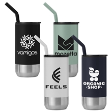 Atlantis - 16 oz Double Wall Tumbler - Stainless with Recycled RPP Inner