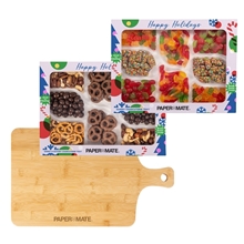 Gummy Sweet and Savory Charcuterie Trays with Wood Board