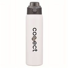 28 oz Stainless Steel 2- in -1 Spout Straw Water Bottle