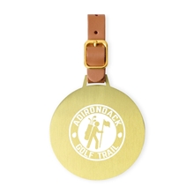 Ahead Large Round Golf Bag Tag