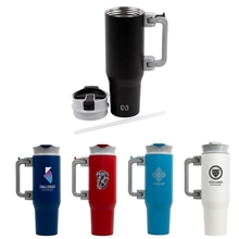 NAYAD(R) Genesis 40 oz Stainless Steel Double - Wall Mug with Foldable Handle