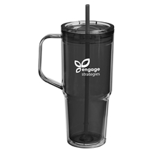Hampton 32 oz Recycled Double Wall Tumbler With Handle