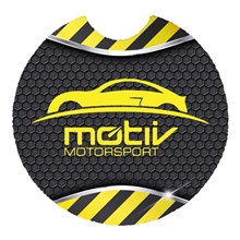Sublimated Recycled Rubber Car Coaster