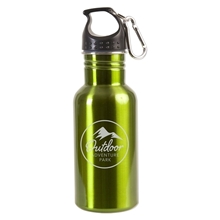 17 oz Stainless Steel Adventure Water Bottle With Carabiner