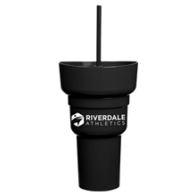 Team 365 1L Recycled PP Stadium Tumbler With Snack Bowl