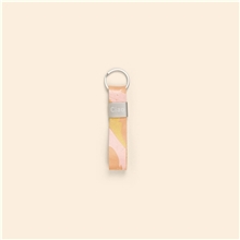 Marbled Leather Key Fob