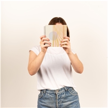 Square Notebook - Large - Coil - Solid Cover