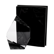 Aquila Crystal Polygon With Marble Trim