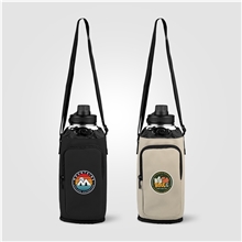 Malm Recycled PU Zipper Pocket Bottle Bag - 60 oz - Heat Transfer