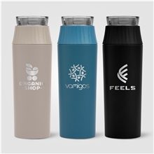Majesty Recycled Stainless Steel Leakproof Lid Bottle - 20 oz - Laser Engraved