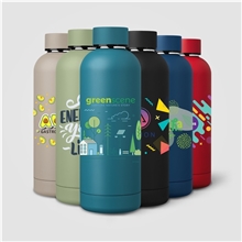 Astrid - 18 oz Recycled Stainless Steel Double Wall Bottle - ColorJet