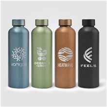 Astrid - 24 oz Recycled Aluminum Metallic Bottle - Laser Engraved