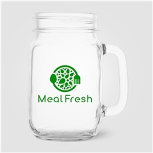 Root Handled Jar Glass - 16 oz