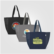 Toronto Recycled Cotton Chevron Tote Bag 8 oz - Heat Transfer