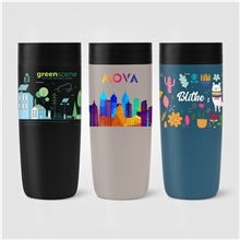Majesty Recycled Stainless Steel Tumbler - 13 oz - ColorJet