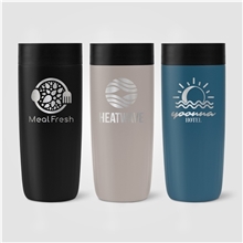Majesty Recycled Stainless Steel Tumbler - 13 oz - Laser Engraved