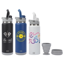 NAYAD(R) Crusade 28 oz Stainless Steel Double - Wall Bottle with Hidden Cup
