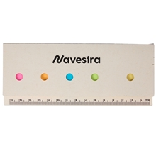 Recycled Milk Carton Sticky Notes Ruler Pad