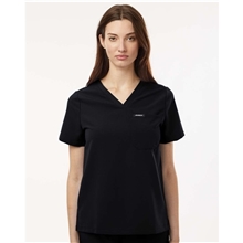 Jaanuu - Womens Rhena Essential 1- Pocket Scrub V - Neck Top