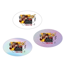Oval Sticker