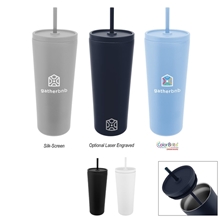 24 oz Brooklyn Recycled Stainless Steel Tumbler