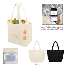 Aware(TM) 20 Can Recycled Cotton Cooler Tote Bag