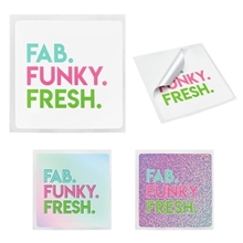 Square Rounded Corner Sticker