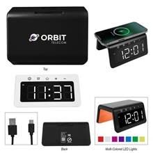 15w Light - Up Wireless Charger Alarm Clock