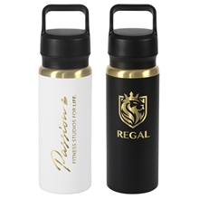 28 oz Urban Peak(R) Dual Top Gold Water Bottle