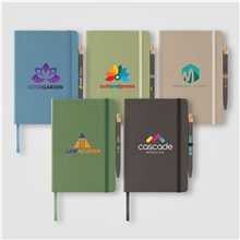 Terra Recycled Milk Carton Hard Cover A5 Notebook Reborn Pen Set