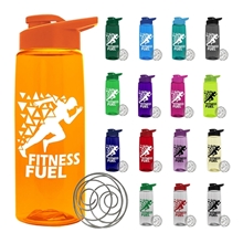 The Flair - 26 oz Tritan(TM) Shaker Bottle With Drink Thru Lid And Mixing Whisk Ball