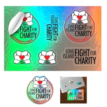 CUSTOMCUT(TM) 4 x 6 Full Color Custom Shape Removable Vinyl Sticker Sheets