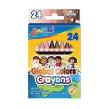 Set of 24 Global Color Crayons