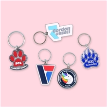 1.75 x 1.75 Diestruck Soft Enamel Keychain