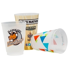20 oz Frost - Flex(TM) Plastic Stadium Cup with our RealColor Imprint