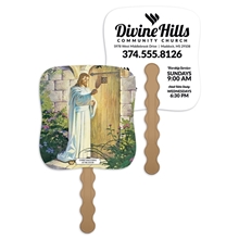 Christ Knocking At The Door - Pictorial Fan