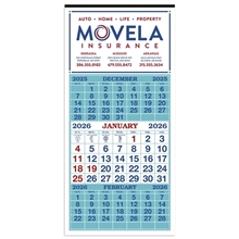 3- Month Display 12- Sheet Calendar