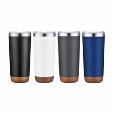 22 oz Cork Bottom Travel Tumblers