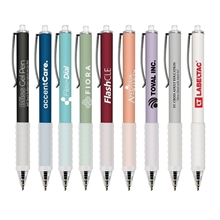 Bliss Gel, Soft Touch Rubberized Hybrid - Blue Ink Gen Pen with Grip