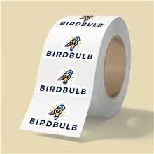 5 X 3 BOPP Stickers On Roll - 3.5mil