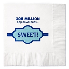 White 2- Ply Berverage Napkins