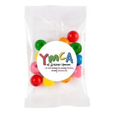 1 oz Goody Bags - Imprinted Mini Gumballs