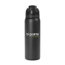 Solid 27 oz Stainless Steel Pop Straw Bottle