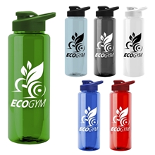 32 oz Slim Fit UpCycle rPET Bottle with Drink Thru Lid