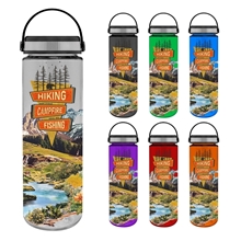 Freedom Bottle - 28 oz Transparent Tritan Bottle with EZ - Grip Lid